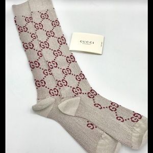 silver gucci socks